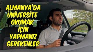 ALMANYADA ÜNİVERSİTE OKUMAK İÇİN YAPMANIZ GEREKENLER