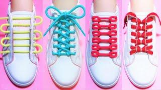 35 Ways to tie your shoelaces, How to tie shoelaces, shoes lace styles, #shoelace #shorts #viral