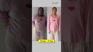 75 kgs Full Body Weight Loss ( 132 kgs - Starting Weight)