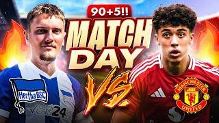 ICH SPIELE GEGEN MANCHESTER UNITED England Reise Vlog mit Hertha BSC