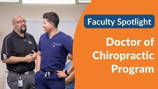 Doctor of Chiropractic Faculty Spotlight