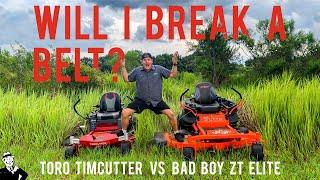 Bad Boy vs TORO Timecutter Residential Mowers