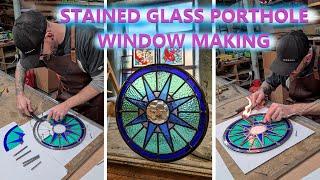 Traditional Stained Glass Porthole Window Making