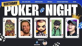 CRYPTO POKER NIGHT w/ AndySlaps, Polo, 100x Cesar, ZacD, and Ukin