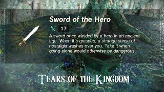 How To Retrieve Sword of the Hero in Zelda Tears of the Kingdom TOTK