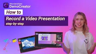 How to record a video presentation step by step | For Beginners