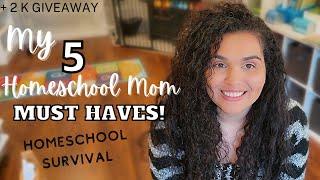 Homeschool MUST HAVES that you need! HOMESCHOOL MOM SURVIVAL TIPS and RESOURCES I NEED to Homeschool