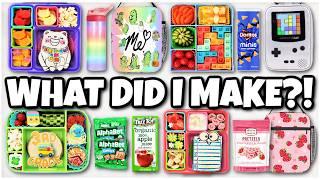 Making LUNCHBOXES for the 1st Week of School! MYSTERY Boxes & MORE!!