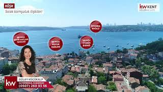 Gülay Küçükalp'ten Beykoz Yalıköy'de Boğaz Manzaralı 2.Derece Tarihi Eser Satılık Köşk