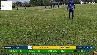 North YORKERS - GTCC vs United warriors cricket club Live Cricket Match | GTCC Hardball T20 League L