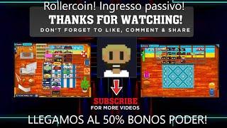 #Rollercoin  ! LLego al 50% de Bonus poder! Top 5.000 mundial ?