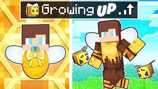 Maizen GROWING UP as a BEE in Minecraft! - Funny Story (JJ and Mikey TV)