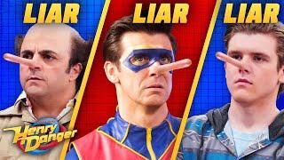 Schwoz, Captain Man & Jasper Take Lie Detector Tests!  | Henry Danger