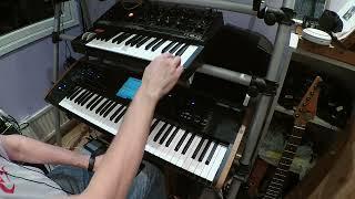 Korg Kronos & Moog Grandmother Dark song Some Orchestral and Synthetic Feelings 24.10.2022