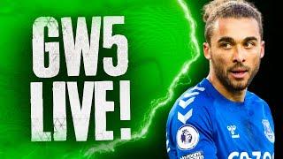 FPL GAMEWEEK 5 WATCHALONG | 3PM PREMIER LEAGUE KICK OFFS | Fantasy Premier League 2024/25