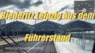 Führerstandsmitfahrt - Biederitz - Dessau - Bitterfeld - Leipzig - mit Tacho!