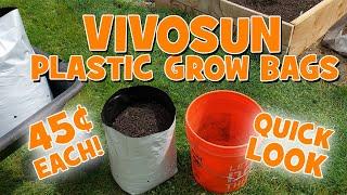 Vivosun Plastic Grow Bags - Quick Look