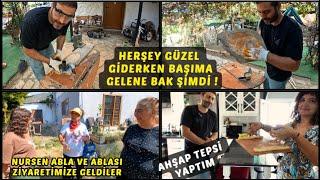 KÖY EVİMİZDE EL EMEĞİ AHŞAP DEKOR İŞİNE BAŞLADIM HERŞEY GÜZEL GİDERKEN BAŞIMA GELEN TALİHSİZLİĞE BAK