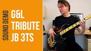 G&L Tribute JB 3TS Bass - Sound Demo (no talking)