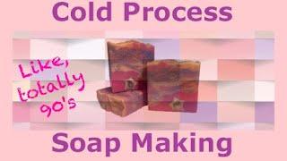 Pomegranate & Black Currant Cold Process Soap Making