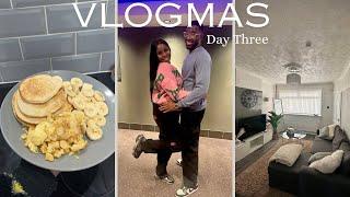 VLOGMAS 3: WRAPPED MY HUBY’S CHRISTMAS PRESENTS + MAKE PANCAKES LIKE A PRO + LAZY OFF DUTY DAY ALONE