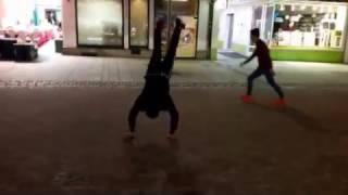 Breakdance in Hof mit Rodi hasan