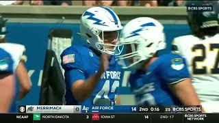 HIGHLIGHTS: Merrimack at Air Force Football 8/31/2024