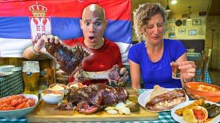 SERBIAN Food Tour in Belgrade, Serbia - GIANT Pork Knuckle + Is Serbian Food Best in the Balkans?