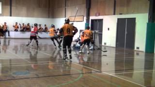 What A Short-Handed Goal! (Ball Hockey Dangle - Jesse Churchwell) Ball Hockey Dangles Skills Tricks