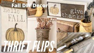 Thrift Flips for Fall Vendor Booth - IOD Pumpkin Stamps on Fabric