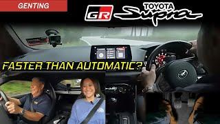 Toyota GR Supra 6-Speed Manual on Genting | With Young Lady Passenger | YS Khong Driving