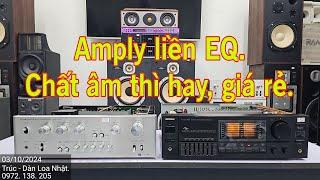 3.9.2024 Chất âm rất ngon với dòng Amply có EQ. Giá rẻ. Trúc - Hưng Yên.   0972 138 205.