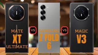 Huawei Mate XT Ultimate vs Samsung Z Fold 6 vs Honor Magic V3