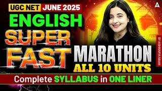 UGC NET English Literature Marathon | UGC NET English All 10 Units One Liner Questions