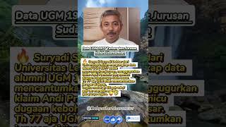 Th77 UGM udah ada jurusan jejak akademik sulit di hapuskan.#foryou #ugm