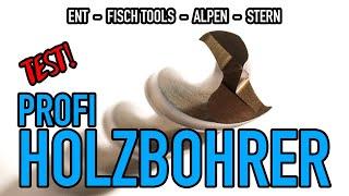 ENT-FISCH/ALPEN/STERN Holzbohrer im Vergleich #valentinmike - Mikes Toolshop