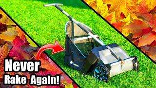 How to "Rake" Leaves Without Dying - Gardena Leaf Collector