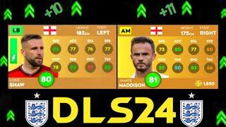 ENGLAND PLAYERS RATING IN DLS 24 | DREAM LEAGUE SOCCER 24