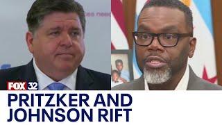 Rift grows between Pritzker, Johnson - here's why