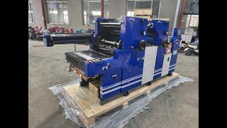 TWO COLOURS OFFSET PRINTING MACHINE UNIT TYPE WITH NUMBERING&PERFORATING 560X395MM ZR256IINP ZONGRUI