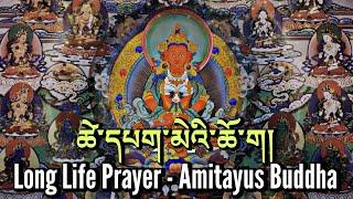 Long Life Prayer(Amitayus Buddha) ཚེ་དཔག་མེ།|Buddhist Prayer For Long Life & Prosperity|Good Health