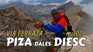 Cima Dieci m. 3026 | Via Ferrata | Piza dales Diesc