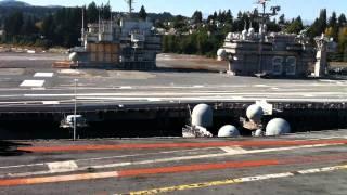 Tour of the USS Constellation's Bridge Deck (CV-64)