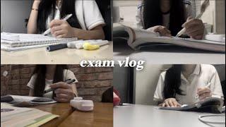 vlog. 결국은 벼락치기 결말인 고2의 시험기간 브이로그 | 구독자 이벤트 | 카페인젤리 | 브이로그 | 공부자극