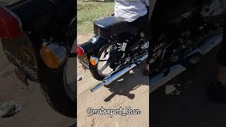 #shorts C Bend ( PATLA MUH ) Long Punjab on BS6 Bullet 350 Standard | Sound Test