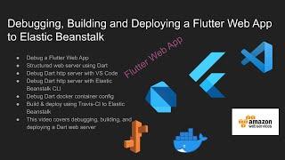 Debugging, Building and Deploying a Flutter Web App to Elastic Beanstalk