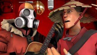 PyroJoe and SpikeyMikey craft the Greatest Hat in the World [TF2 Parody of "Tribute" by Tenacious D]