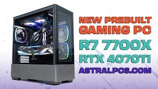 EPIC 4K Gaming PC With AMD Ryzen 7 7700X | RTX 4070 TI | Montech SKYTWO