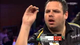 2015 Grand Slam of Darts Group C - Lewis vs Fordham pt 1