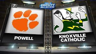 Highlights from the Powell vs Knoxville Catholic game